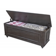 American Furniture Classics Model 548 Hope Chest with Gun Concealment Grey