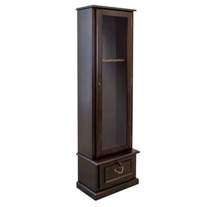 American Furniture Classics Model 650 8 Gun Cabinet with locking glass door