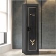 American Furniture Classics Model 901 5 Gun Metal Security Cabinet