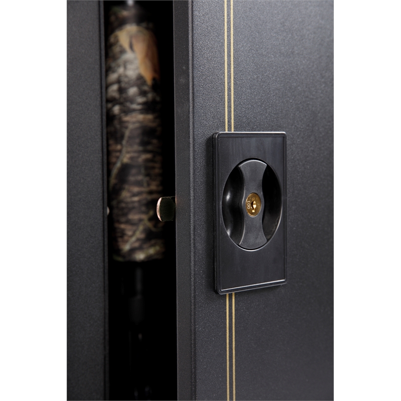 American Furniture Classics Model 901 5 Gun Metal Security Cabinet
