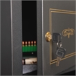 American Furniture Classics Model 906 5 Gun Metal Security Cabinet
