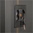 American Furniture Classics Model 906 5 Gun Metal Security Cabinet