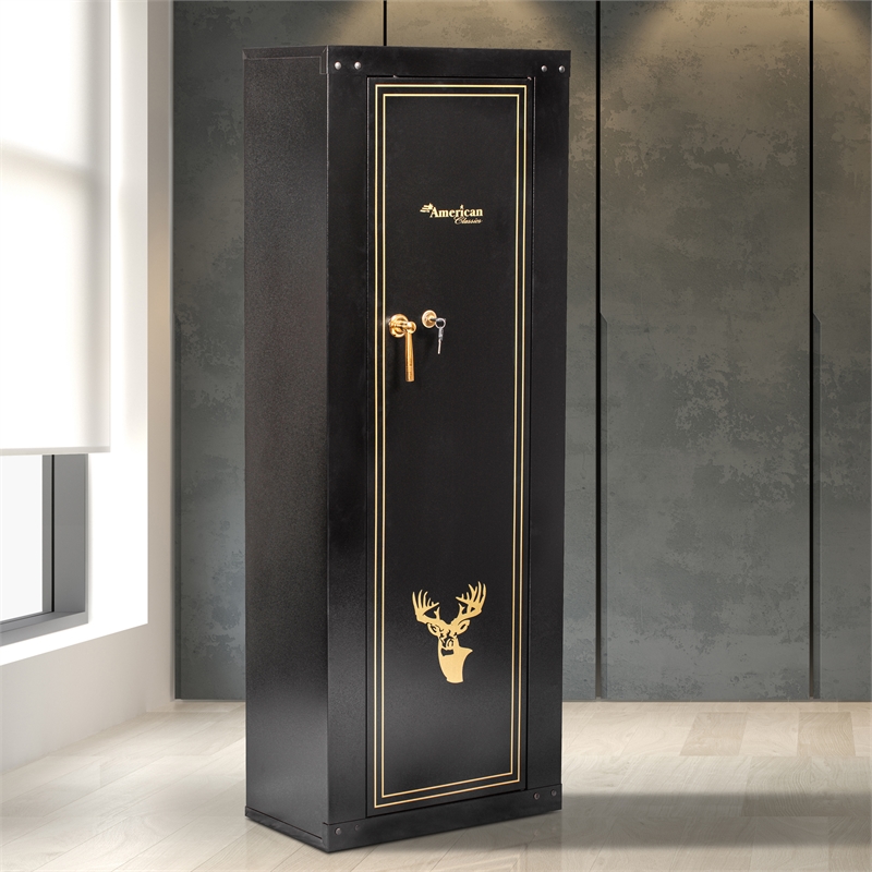 American Furniture Classics 10 Gun Metal Cabinet