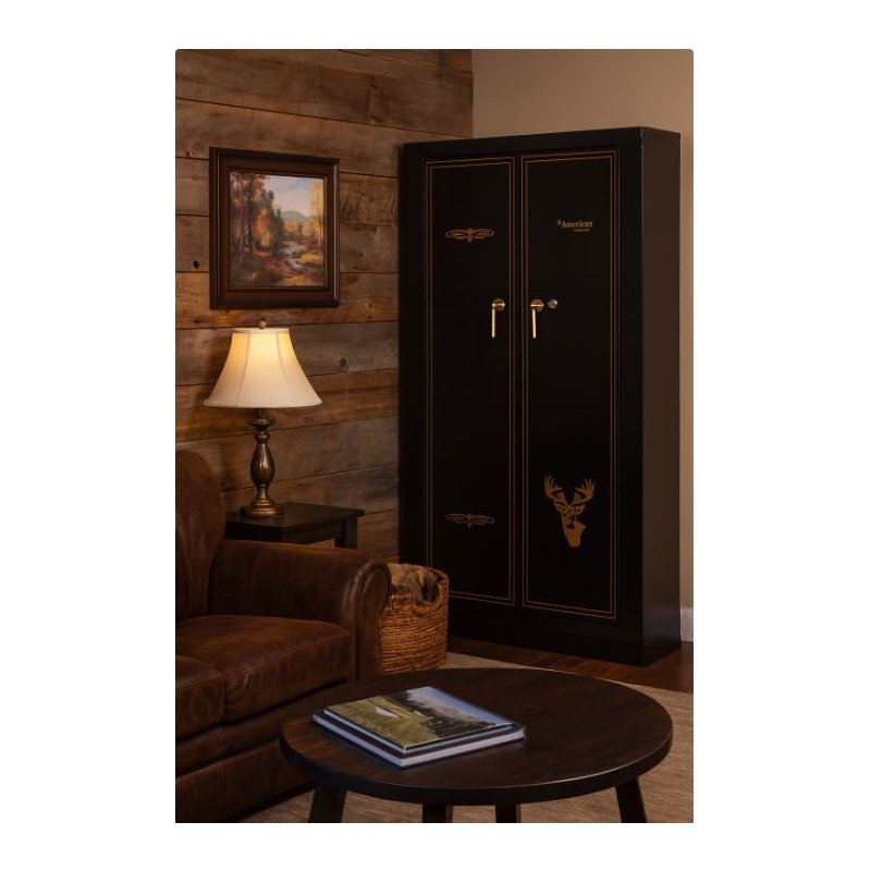 American Furniture Classics 16 Gun Metal Cabinet