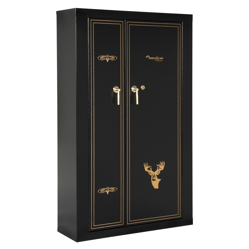 American Furniture Classics 16 Gun Metal Cabinet
