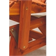 American Furniture Classics Natural Red Cedar Balcony Height Glider/Side Table