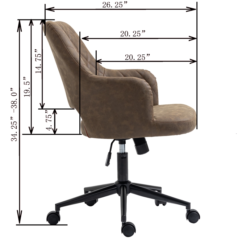 OS Home and Office Model AW800 Home Office Chair