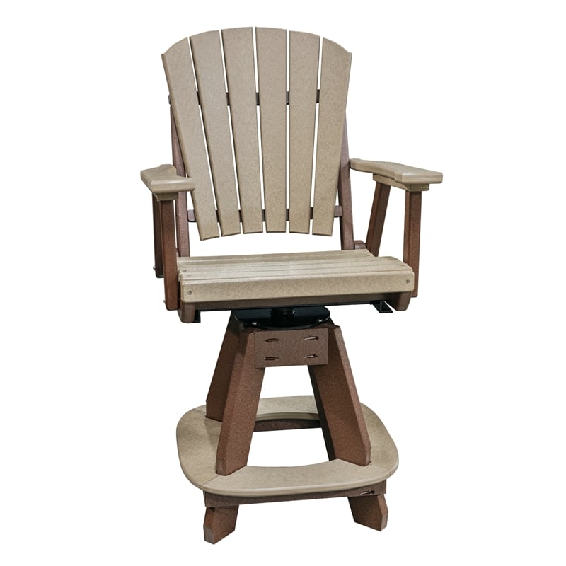 OS Home and Office 130-C-WWTB Counter Height Swivel Arm Chair
