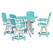 OS Home and Office CS130ARW-K Five Piece Square Counter Height Dining Set