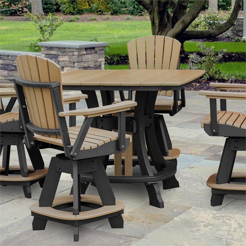 OS Home and Office CS130CBK-K Five Piece Square Counter Height Dining Set
