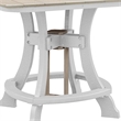 OS Home and Office CS130WWWT-K Five Piece Square Counter Height Dining Set