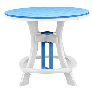 OS Home and Office 44R-C-BW Counter Height Round Table