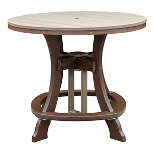 OS Home and Office 44R-C-WWTB Counter Height Round Table
