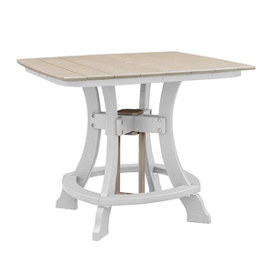 OS Home and Office 44S-C-WWWT Counter Height Square Table