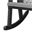OS Home and Office 518LGB Rocking Chair in Light Grey with a Black Base