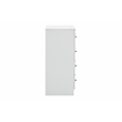 OS Home and Office Furniture Four Drawer Chest in White