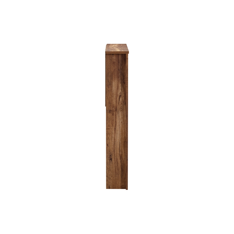 OS Home and Office Furniture Twin Sized Mountain Oak Bookcase Headboard