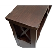 OS Home and Office Decorative Coat Rack and Storage Accent Rack in Espresso