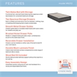 OSHOME Twin Size Black Mates Bed with Two Storage Drawers