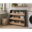 OSHOME Black 3-Tier Modular Cubby Storage Shelf
