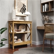 Solid Pine Farmhouse 3-Tier Bookcase Shelf in Corona Brown