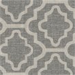 HomePop Traditional Fabric Geometric Swoop Arm Accent Chair in Gray Finish