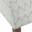 HomePop Transitional Fabric Parker Accent Chair with Pillow in Textured Gray