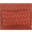 HomePop Transitional Fabric Parker Accent Chair with Pillow in Orange