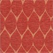 HomePop Transitional Fabric Parker Accent Chair with Pillow in Orange