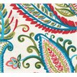 HomePop Traditional Wood and Fabric Swoop Accent Chair in Multi-Color