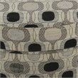 HomePop Round Transitional Wood and Fabric Storage Ottoman in Multi-Color