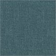HomePop Round Transitional Wood and Fabric Storage Ottoman in Teal Blue