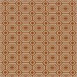 HomePop Transitional Fabric Storage Cube Ottoman in Orange Finish