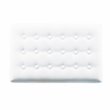 HomePop Modern Style Metal Bench with Velvet Seat in White Finish