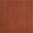 HomePop Transitional Faux Leather Storage Ottoman in Brown Finish