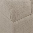 HomePop Ainsley Traditional Fabric Button Tufted Storage Bench in Tan