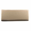 HomePop Rectangle Traditional Fabric Storage Bench with Nailhead Trim in Tan