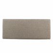 HomePop Traditional Fabric Large Storage Bench with Nailhead Trim in Tan