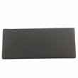 HomePop Traditional Fabric Large Storage Bench with Nailhead Trim in Charcoal