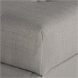 HomePop Traditional Fabric Tufted Large Storage Bench in Textured Gray