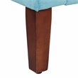 HomePop Traditional Velvet Tufted Storage Bench and Settee in Blue