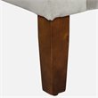 HomePop Traditional Velvet Tufted Storage Bench and Settee in Gray