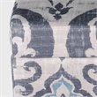 HomePop Transitional Fabric Large Decorative Storage Bench in Blue