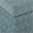 HomePop Transitional Fabric Textured Large Storage Bench in Teal Blue