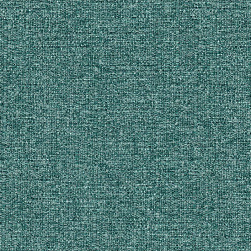 HomePop Boho Transitional Wood and Fabric Storage Ottoman in Teal Blue