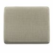 HomePop Transitional Fabric Medium Storage Ottoman in Tan Finish