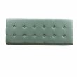 HomePop Traditional Fabric Tufted Large Storage Bench in Teal Blue