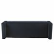 HomePop Fulton Modern Velvet Fabric Storage Bench in Dark Navy