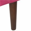 HomePop Fulton Modern Velvet Fabric Storage Bench in Pink Finish