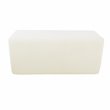 HomePop Sherpa Traditional Fabric Storage Bench in Cream Finish